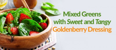 Sweet and Tangy Goldenberry Salad Dressing