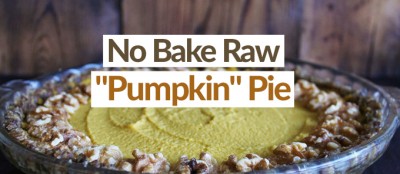 No Bake Raw Pumpkin Pie