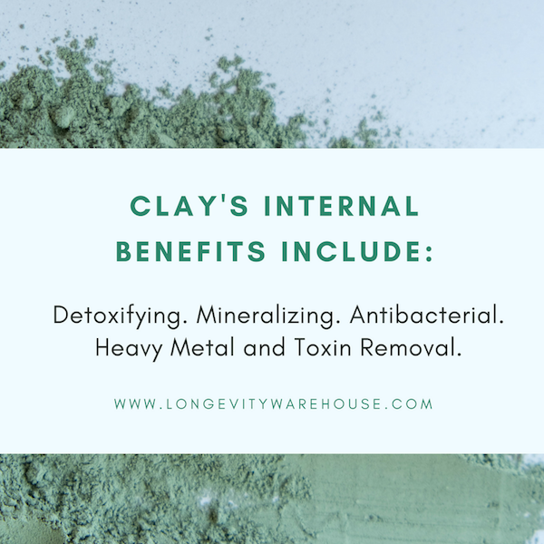 French Green Clay Internal Benefits